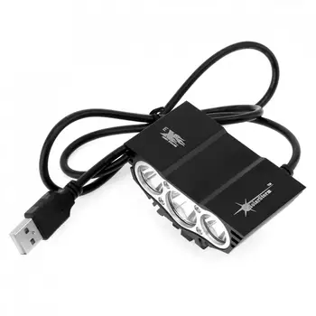 SolarStorm Lauko X3 XML T6 LED 4-Mode Dviračio Žibintas Dviračių Priekinis Žibintas 5V USB