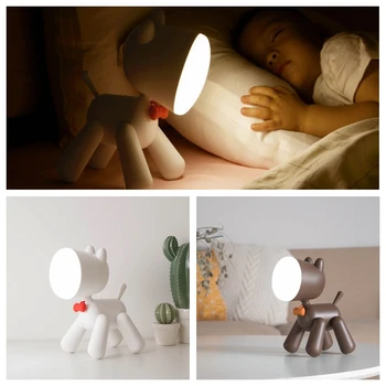 Sukiojamomis Mažylis Animacinių filmų Stalo Lempos USB Įkrovimo Puikus Stalo Lempa Naujų Kūdikių Miego Naktį Šviesos