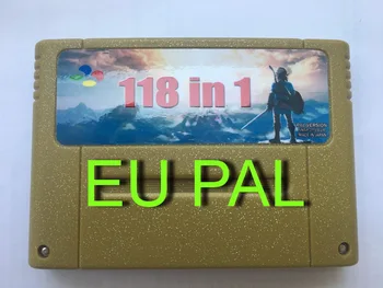 Super 118 1 Žaidimas Kasetė SNES 16-Bitų Multicart PAL ES Versija(Galite Baterijos Išsaugojimas.)