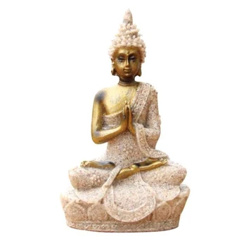 Sėdi Buda Shakyamuni Statula Smiltainio Piešimo Amitabha Pav Feng Shui