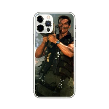 Telefono dėklas Commando, 1985 M. Filme Arnoldas Schwarzeneggeris Minkšto Silikono Aišku, Korpuso Dangtelis, Skirtas 