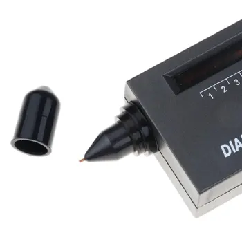 Testeris II Papuošalai Įrankis Diamond Detektorius Elektroninių Diamond Selektorių Brangakmeniai Brangakmenio Žiūrovais Įrankis LED Diamond Indikatorius Bandymo Pen