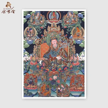 Thangka Tibeto siuvinėjimo, spausdinimo Thangka Pietryčių Azijos namuose, dekoratyvinis dažymas