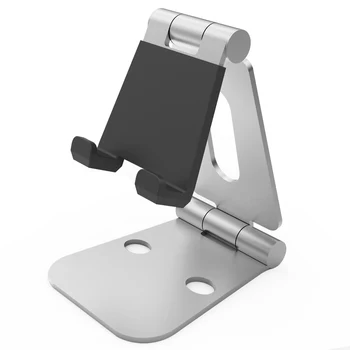 Universalus Nešiojamų Visiškai Sulankstomas Aliuminio Stalas Mobiliojo Telefono Laikiklis Planšetinį kompiuterį E-reader Metalo Stovėti 4-10 colių Smartphonach, Tabletės