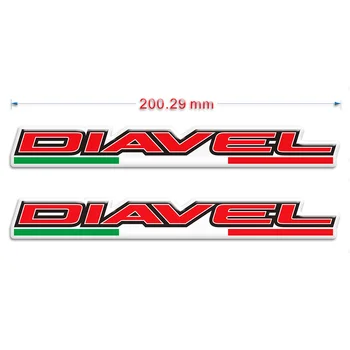 Už Ducati Diavel 1260S 1260 S 3D logotipas skydo pusė Bako lipdukas Trinkelėmis Kuro Raštas Lauktuvės Emblema, Motociklų Lipdukas