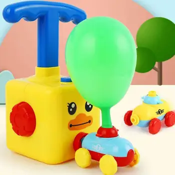 Vaikų Ugdymo Mokslų Eksperimentas Aerodinaminis balionas Pajėgų Baby Automobilių Dovana, Pripučiamų Žaislų Galia Balionai Inercinės automobilių L0Z4