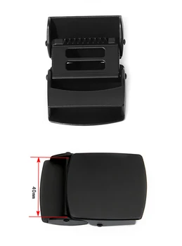 Vidinis Skersmuo 40mm Sklandų/automatinė Sagtis Diržo Drobės, Dažų Black Lieti Taktinis Diržai Nailono Karinės Juosmens Metalo Sagtis