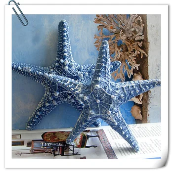 Viduržemio Jūros Regiono Stiliaus Namų Puošybai Dervos Penkis Pirštus Žvaigždė Modeliavimas Real Penkiakampė Žvaigždė Papuošalai Sienos Ornamentu