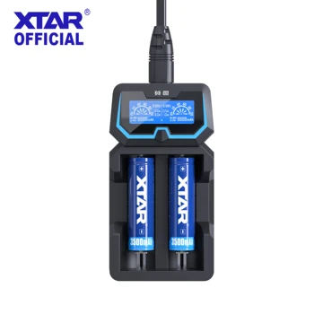 XTAR Extende X2 Greitas Įkroviklis 1,2 V NI-HM NI-CD 3,6 V 14500-26650 18650 Baterijas Saugomų 21700 Batteies Baterijos Kroviklis 2020 m.