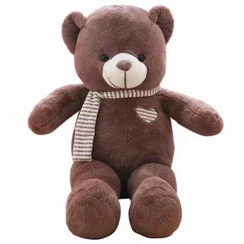 Šalikas Meškiukas Pliušinis Įdaryti su Širdies Minkštas Meškiukas Pliušinis Lėlės Vaikams Huggable Gyvūnų Teddy Žaislas 