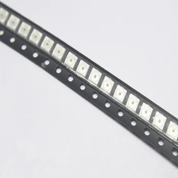 šviesos diodu (led šviesos granulių SMD 3030 1W 2-2.4 V, 350mA 40-50 LM 100 vnt Raudona/ Geltona lemputė, LED lempos granulių