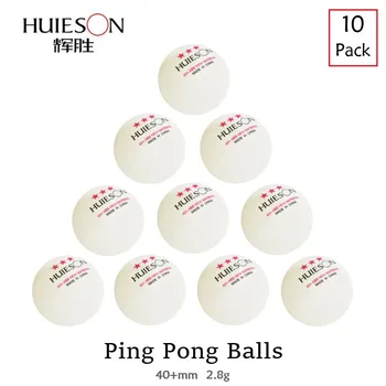 10 Vnt./Pak Huieson Ping Pong Kamuolius, 3 Žvaigždučių Nauja Medžiaga ABS Plastiko Stalo Teniso Kamuoliukai 2.8 g 40+mm