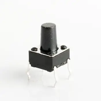 100vnt,4-pin CINKAVIMAS Lytėjimo Mygtukas Jungiklis Tact Switch 6X6X8.5mm