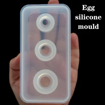1PC Kiaušinių Universalus Rutulio Formos Silikono Papuošalai Pelėsių, UV Epoksidinės Dervos, Įrankiai, Papuošalai Formavimo Priemonės 