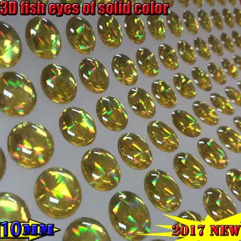 2017new dirbtinis 3d žvejybos masalas akis kiekis:800pcs/daug kieta spalva: aukso