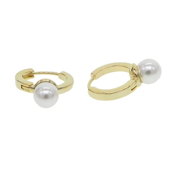 2020 m. NAUJO dizaino Saldus perlų papuošalai žavinga Imituojamas klasikinis perlų, aukso spalvos, apvalios Moterys tabaluoti auskarai dovanų