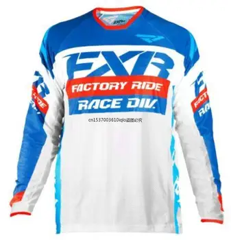 2021 MTB jersey DH enduro motokroso jersey Off Road Kalnų Dviračių downhill Jersey MX BMX FXR dviračių džersis