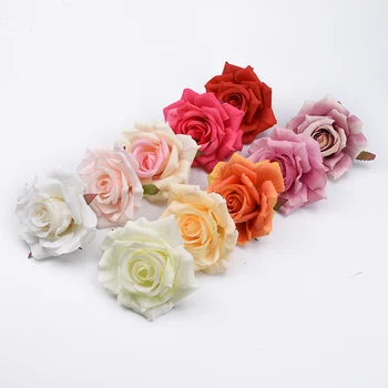 30/50pcs rožių galvos vestuvių dekoratyvinės gėlės sienos 
