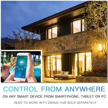 3CH Z-wave Plius MUMS Touch Smart Switch 3 Gauja Smart Šviesos Jungiklio Skydelis MUMS 908.4 MHZ Alexa 