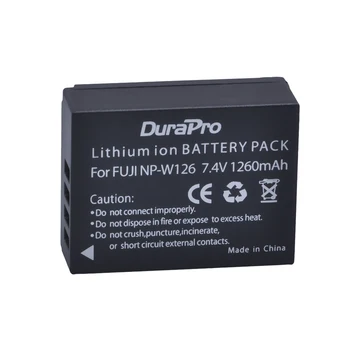 3x 1260mAh NP-W126 NP W126 Baterijos Įkroviklio Komplektas su C Tipo USB Prievadas, Skirtas Fujifilm HS50 HS35 HS33 HS30EXR XA1 XE1 X-Pro1 XM1 X-T10