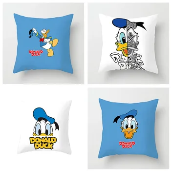 4 vnt Disney Mickey Minnie ančiukas Donaldas Animacinių filmų anime pagalvės užvalkalą Kambarį apdailos užvalkalas Sofos užvalkalas Be pagalvės
