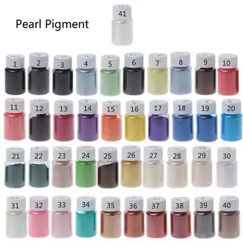 41Color Pearl Žėručio Milteliai Epoksidine Derva, Dažiklis Dažų Perlų Pigmentų Papuošalai Priėmimo
