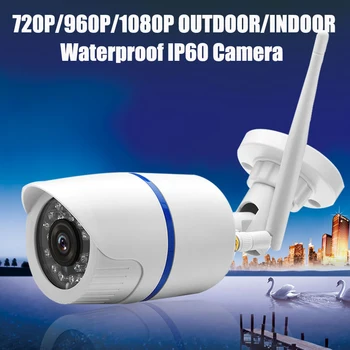 720P/1080P IP Kamera, Wifi, Lauko Apsaugos Belaidės Stebėjimo kamerų Vandeniui IP66, SD Kortelės Lizdą, Garso Įrašų Camhi