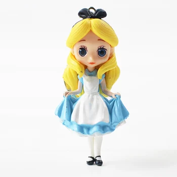 8pcs/daug Disney Princess Keychains snieguolė Belle 