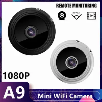 A9 Nešiojamas Mini Kamera, Wireless WiFi IP Tinklo Stebėti Saugumo Cam HD 1080P Home Security P2P Kamera, vaizdo Kameros WiFi