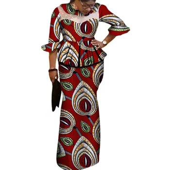 Afrikos Moterų trumpomis Rankovėmis Viršų ir Reperiai Šalis Gali Pritaikymas Suknelės Moterims Afrikos