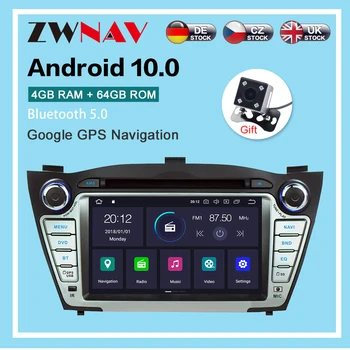 Android10.0 4G+64GB Automobilių GPS DVD Grotuvas, Multimedia, Radijo, Skirta Hyundai IX35 2009-m. /forTucson 2009-m. GPS Navigacijos vedio dsp