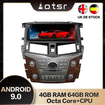 AOTSR 12.3 colių Android 9.0 PX6 DSP Automobilių GPS Navigacijos Grotuvas Vienetas NISSAN PATROL XE Stereo Carplay Multimedia Player