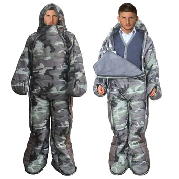 Aukštos Suaugusiųjų Lite Nešiojami miegmaišį Atšilimo Vaikščioti Pėsčiųjų, Kempingas, Lauko super light Žiemą ir šiltas sezonas medvilnės maišelis