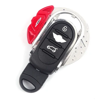 Automobilio Raktas Maišelį Key Chain Korpuso Apdaila Raktų Žiedas Atveju Protector Cover Mini Cooper S JCW Vieną d F54 F55 F56 F57 F60 Auto Priedai