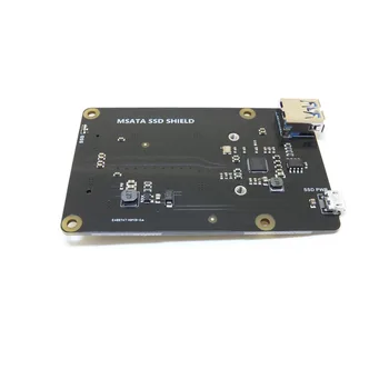 Aviečių Pi mSATA SSD Saugojimo Plėtros Valdybos X850 V3.0 USB 3.0 Extansion Valdybos Moduliu, Aviečių Pi 3 Modelis B+(Plus)/3B/2B