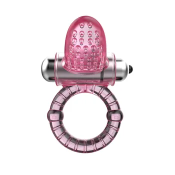 Baile Lankstus Penio Žiedas Su Minkštais Klitorio Stimuliacija Liežuviu 10 Greičio Vibratorius Kulka Laikui Gaidys Žiedas Erotinis Sekso Žaislas