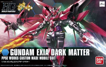 Bandai HGBF 013 1/144 Gundam Exia tamsiosios Medžiagos Surinkimas Rinkiniai Veiksmų Skaičius, Modelis