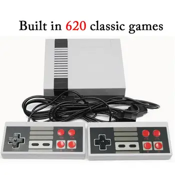 Built-In 620 Žaidimai Mini TV Žaidimų Konsolę 8 Bitų Retro Classic 