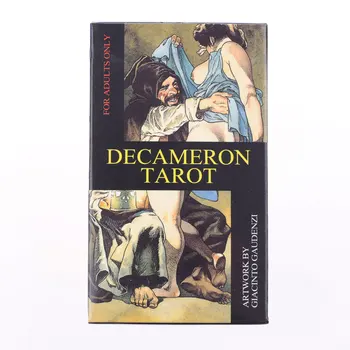 Decameron Taro Kortos Visiškai Anglų Klasikinis Stalo Žaidimų Korteles Vaizduotės 