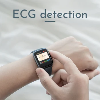 EKG PPG Smart Watch Vyrai Moterys su Cardiogram Širdies ritmas, Kraujo Spaudimo Monitorius Vandeniui Smartwatch už 