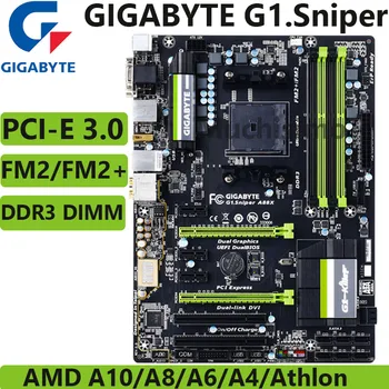 Gigabyte GA-G1.Snaiperis A88X Originalus motininę Plokštę Socket FM2 FM2+ DDR3 64GB USB3.0 SATA3.0 PCI-E 3.0 KOMPIUTERIO ATX Mainboard