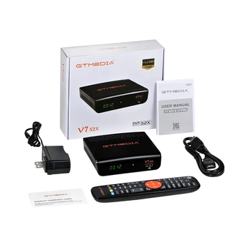 Gtmedia V7 Palydovinis Imtuvas HD 1080P ES MUMS Plug Set Top Box, TV DVB-S2 Imtuvas Skaitmeninis Wifi su Antena Nuotolinio valdymo pultelis