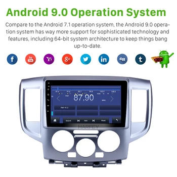 Harfey Android 10.0 API 29 Automobilio Multimedijos Grotuvas GPS 9