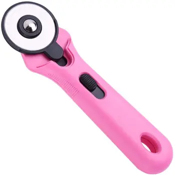 Imzay 45mm Profesinės Pasukimo Cutter, Kišeninis Nešiojamas Komfortą Pasukimo Roller Cutter Siuvimo, Patchworking (Pink)