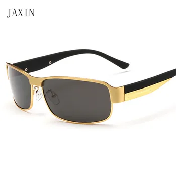 JAXIN Mados stačiakampio formos Akiniai nuo saulės Vyrams asmenybės tendencija poliarizuoti Saulės Akiniai vyrai lauko kelionių UV400 akiniai oculos gafas