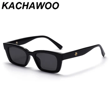 Kachawoo retro stačiakampio formos akiniai nuo saulės vyrams maža juoda žalia saulės akiniai moterų uv400 saulės pavėsyje, žiemą dovanos lašas laivas