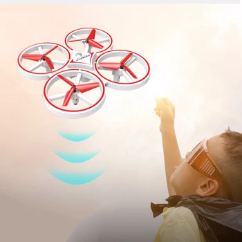 KaKBeir Plaukioja Žiūrėti Gestas Sraigtasparnis UFO RC Drone Vertus Elektroninių Quadcopter Interaktyvus Indukcijos dron Vaikams, žaislai