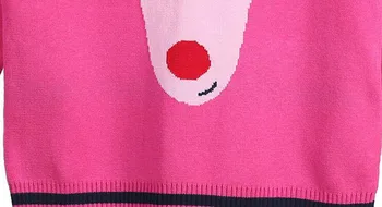 Kūdikių Mergaičių SweatersKids Žiemos Drabužių Animacinių Filmų Avių Modelis 2019 Atsitiktinis Bamblys Merginos Šiltas Viršūnes Megztinis Drabužiai