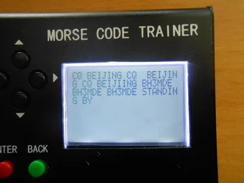 LCD Morzės Kodas, NUOLATINĖ Treneris Kumpis radijo stotis Morzės trumpųjų bangų radijo stotis telegrafijos