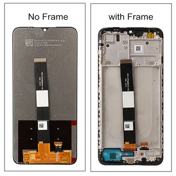 LCD Redmi 9A 9C Originalus LCD Ekranas su karkasu, 10 Taškų Jutiklinis Ekranas Pakeisti Xiaomi Redmi 9a 9c 9 a c Pasaulio LCD
